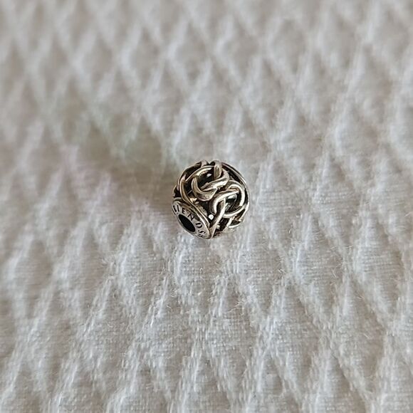 Pandora Authentic Entwined Friendship Charm Silver S925 ALE Stamped - Picture 13 of 16